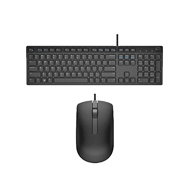 Dell wired mouse with keyboard