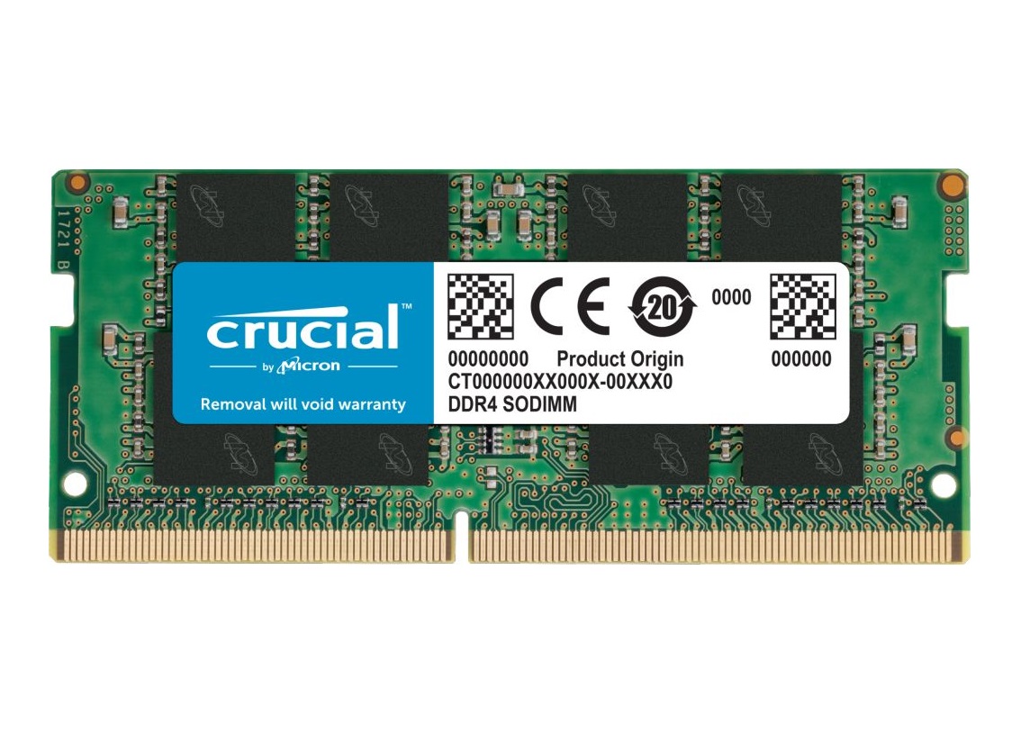 Laptop RAM 8GB DDR4  – Crucial